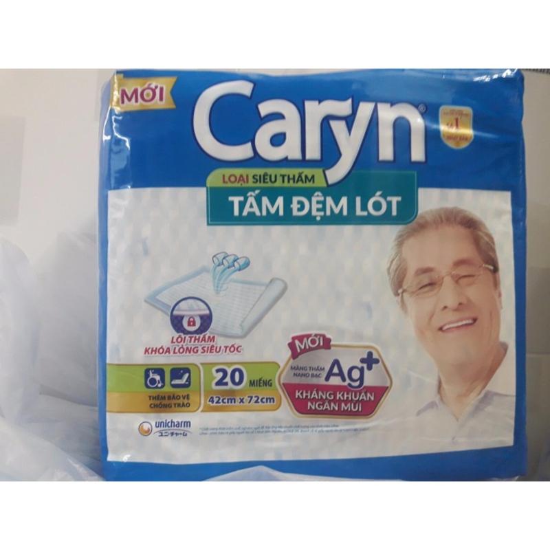 Tấm lót Tã Caryn mẫu mới siêu thấm Nano Bạc Ag+ 20 miếng tốt nhất