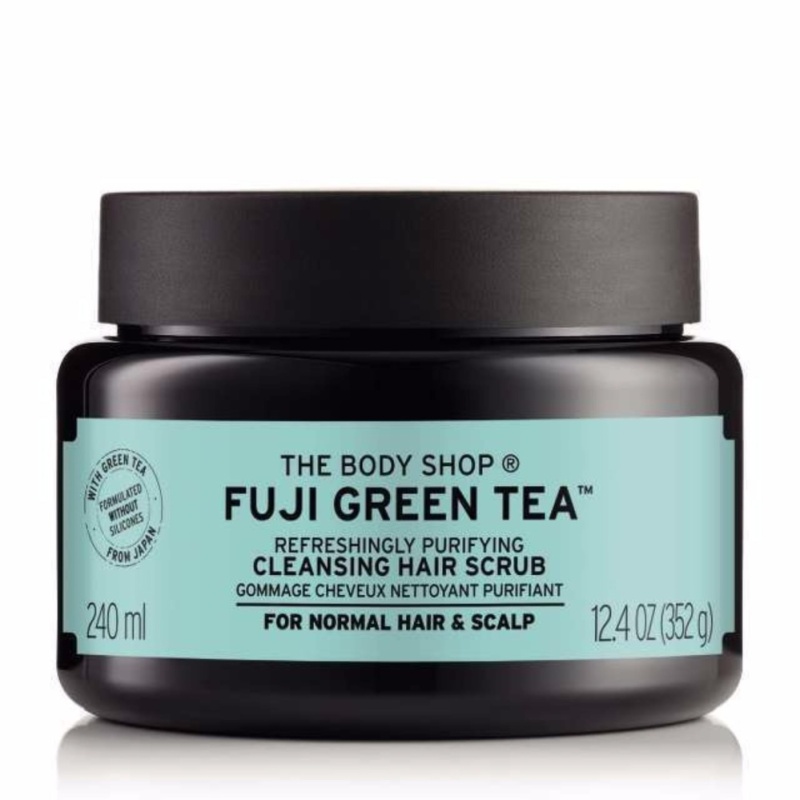 Tẩy tế bào chết da đầu The Body Shop Fuji Green Tea Cleansing Hair Scrub 240ml nhập khẩu
