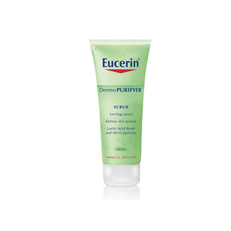 Eucerin Tẩy Tế Bào Chết Ngăn Ngừa Mụn Dermo Purifier Scrub 100ml