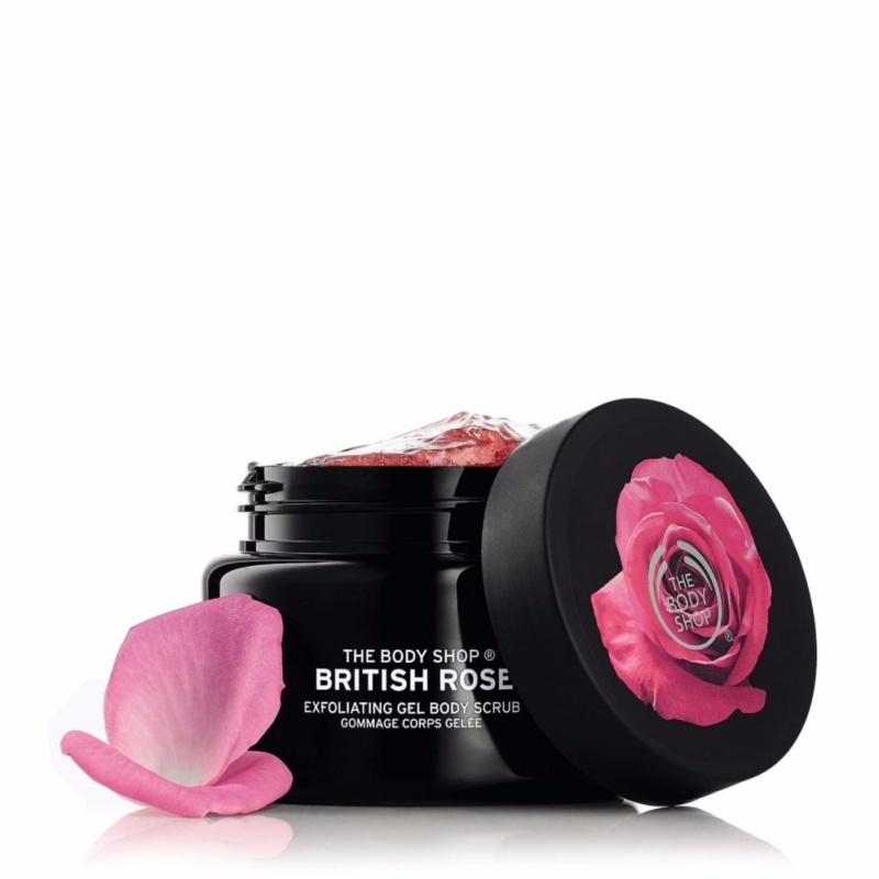 Tẩy tế bào chết cơ thể The Body Shop British Rose Exfoliating gel body scrub 250ml giá rẻ