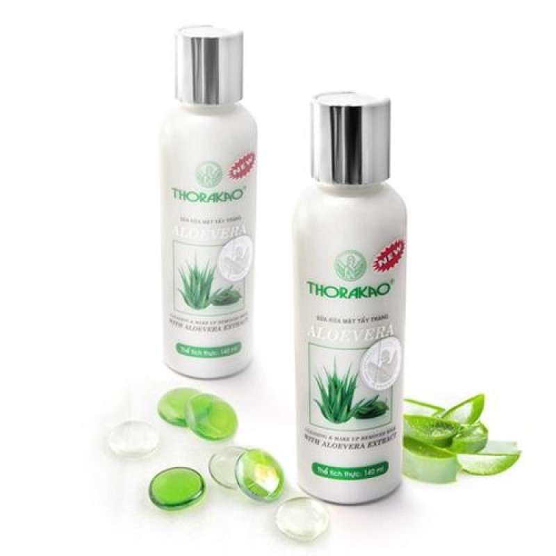 THORAKAO SỮA RỬA MẶT TẨY TRANG ALOEVERA 140G
