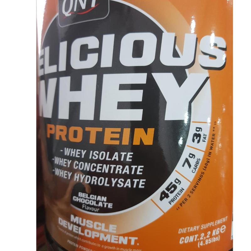 Thực phẩm bổ sung Delicious Whey Protein 2.2kg + Tặng bình lắc Shaker (Trắng) nhập khẩu
