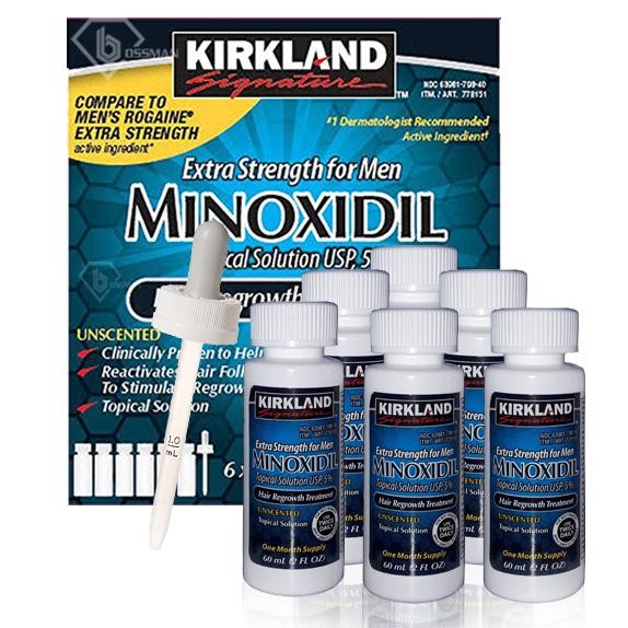 [HCM]Dung Dịch Mọc Râu Tóc Minoxidil 5% Kirkland for Men