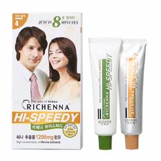 Thuốc nhuộm phủ bạc Richenna màu nâu hạt dẻ - số 1 Hàn Quốc