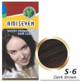 [ĐẦY-ĐỦ-PHỤ-KIỆN] Thuốc nhuộm tóc Ami Seven S6 Dark Brown (Nâu đậm)