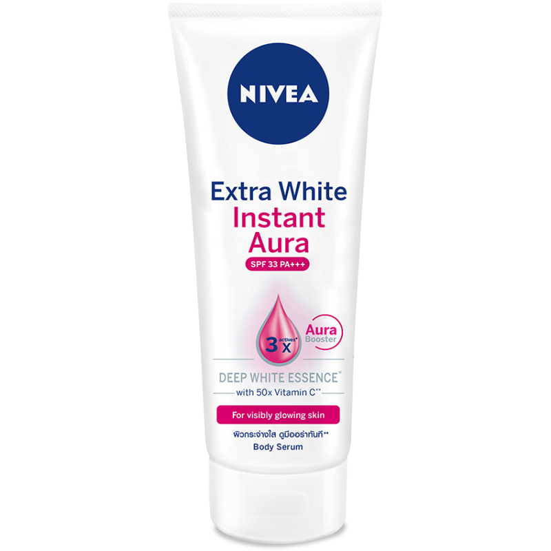 Tinh chất dưỡng thể NIVEA sáng da tức thì 180ml