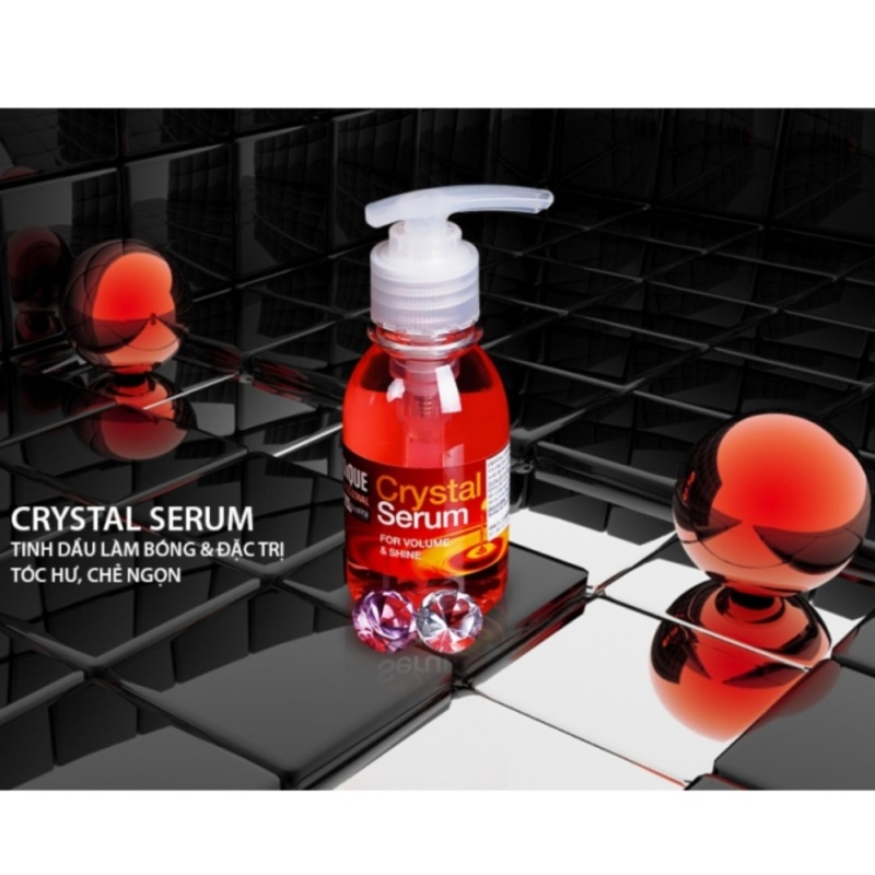 Tinh Dầu làm dưỡng tóc Serum Unitque Crystal, phục hồi tóc khô, chẻ ngọn, bóng tóc 125ml cao cấp