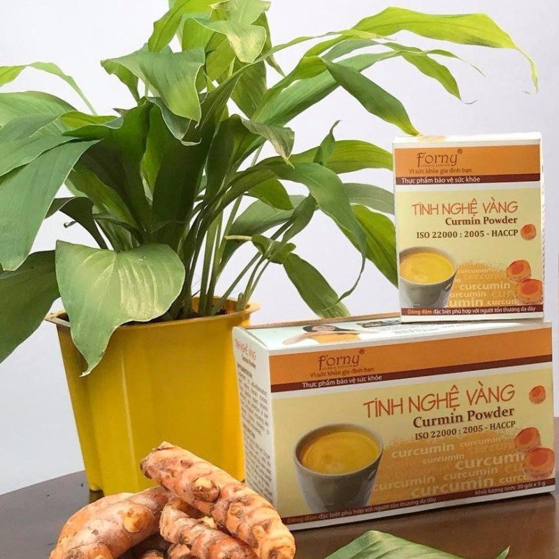 Tinh nghệ vàng Forny 150g - Hộp 30 gói x 5g