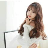 [HCM]Tóc xoăn mái thưa (Nâu đỏ) TG29