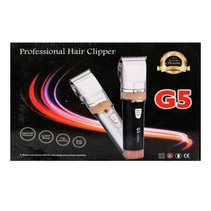 Tông đơ cắt tóc CHUYÊN NGHIỆP hoặc GIA ĐÌNH - G5 200Min - 2 Pin giá rẻ