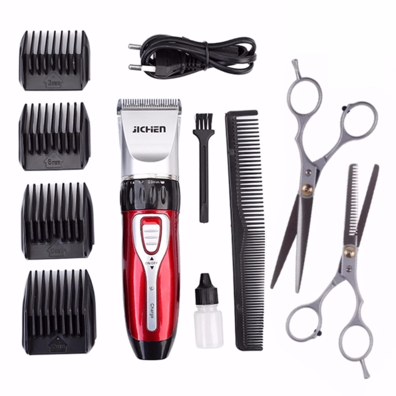 Tông Đơ Cắt Tóc Gia Đình JICHEN JC 0817 Tặng Kèm Kéo Cắt Tỉa nhập khẩu