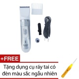 Tông đơ cắt tóc Kemei 9020 + Tặng dụng cụ ráy tai có đèn