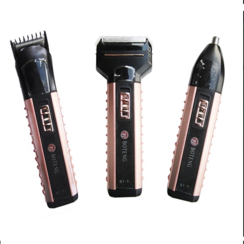 Tông đơ cắt tóc kiêm máy cạo râu máy cắt lông mũi BOTENG BT-T1 (đồng phối đen ) giá rẻ