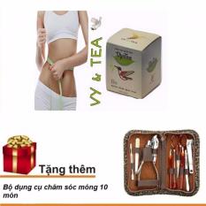 TRÀ THẢO MỘC GIẢM CÂN VY & TEA ( LIỆU TRÌNH 15 NGÀY) + Tặng bộ chăm sóc móng 10 món