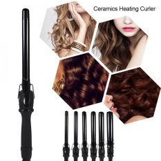 Tube Shape Deep Curly Ceramic Curling Iron Heating Hair Wave Curler 32mm - intl