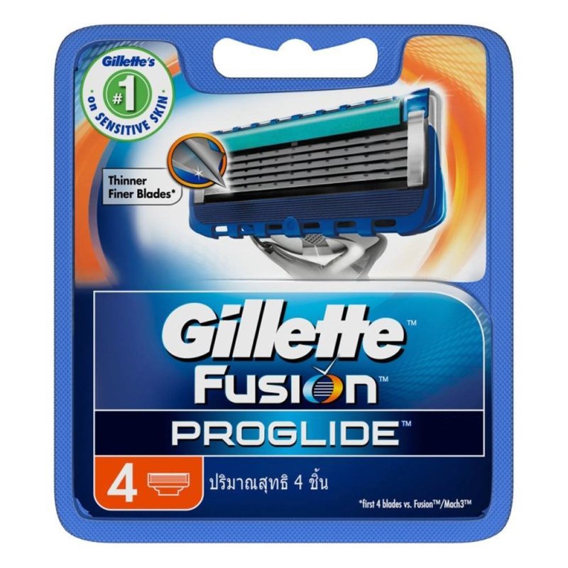 Vỉ 4 Lưỡi Dao Cạo Râu Gillette Fusion Proglide 5+1. giá rẻ