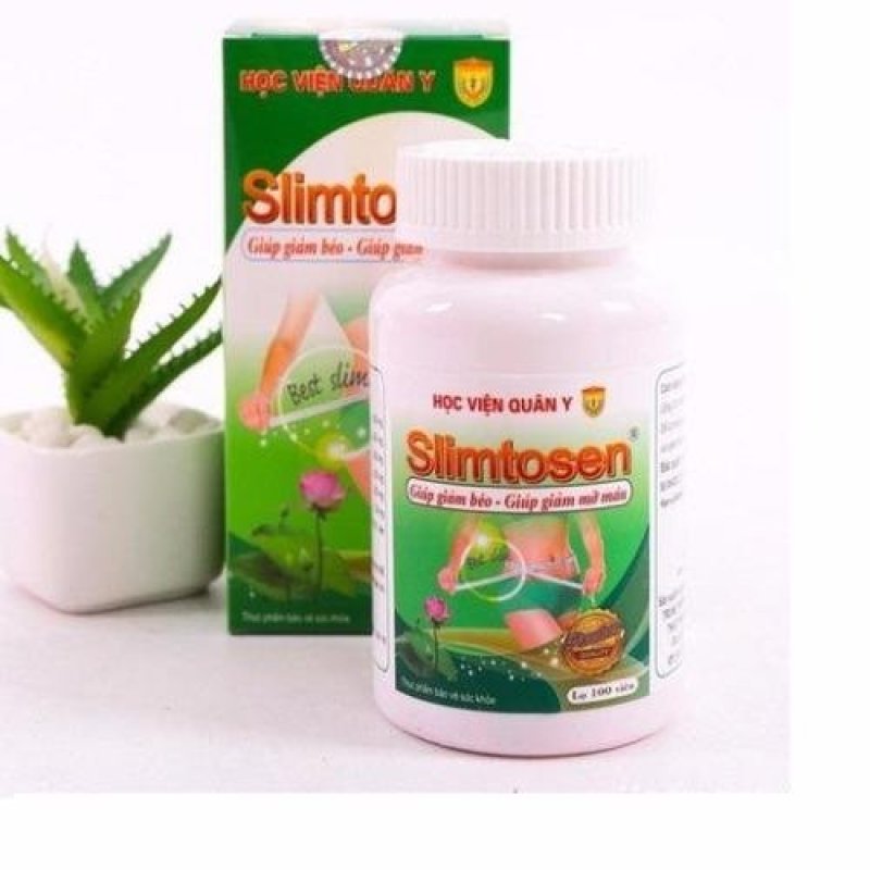 Viên uống giảm cân giảm béo, tan mỡ slimtosen học viện quân y
