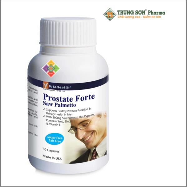 Vitahealth Prostate Forte - Viên uống hỗ trợ điều trị phì đại tuyến tiền liệt cao cấp