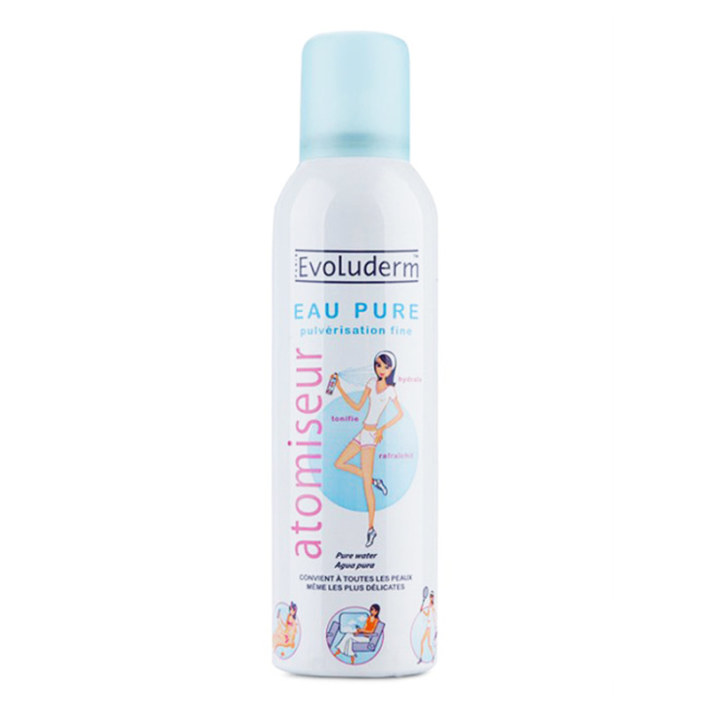 Xịt khoáng EVOLUDERM Atomiseur Eau Pure 150ml