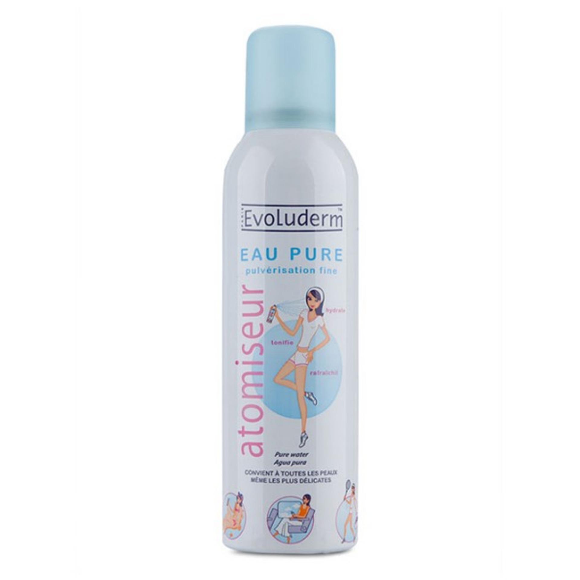 Xịt khoáng Evoluderm Atomiseur Eau Pure (400ml)