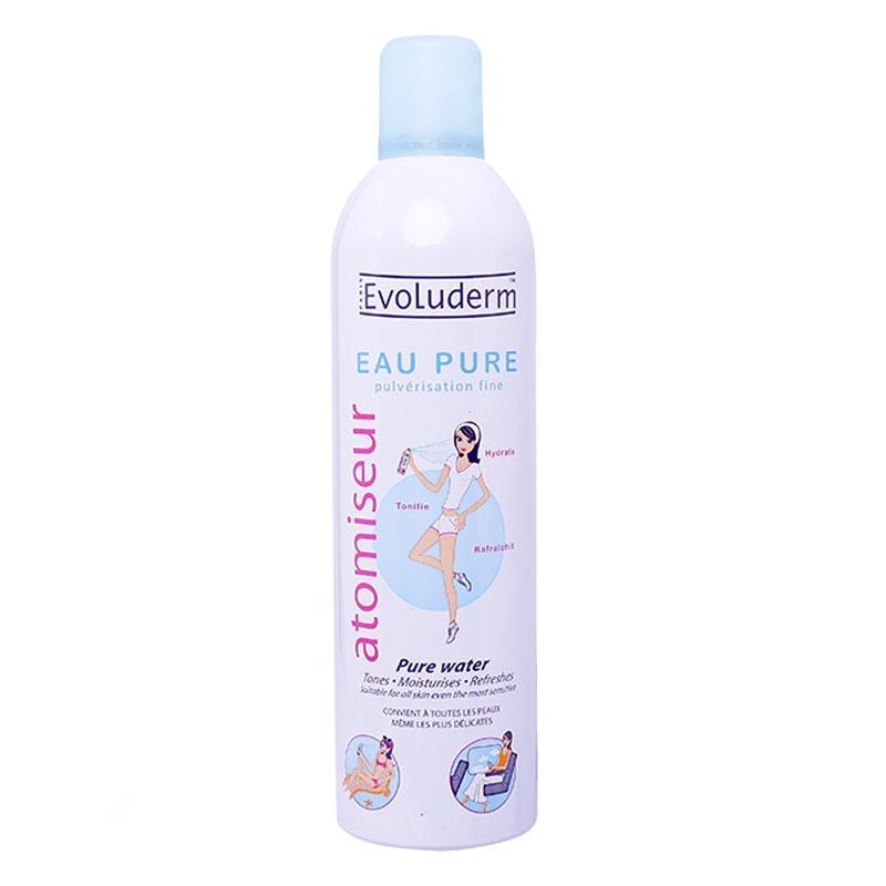 Xịt khoáng toàn thân Evoluderm Eau Pure 400ml