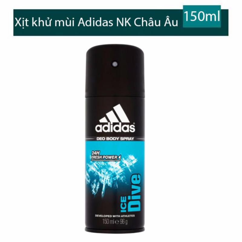 Xịt khử mùi toàn thân cho nam Adidas Ice Dive - 150 ml tốt nhất