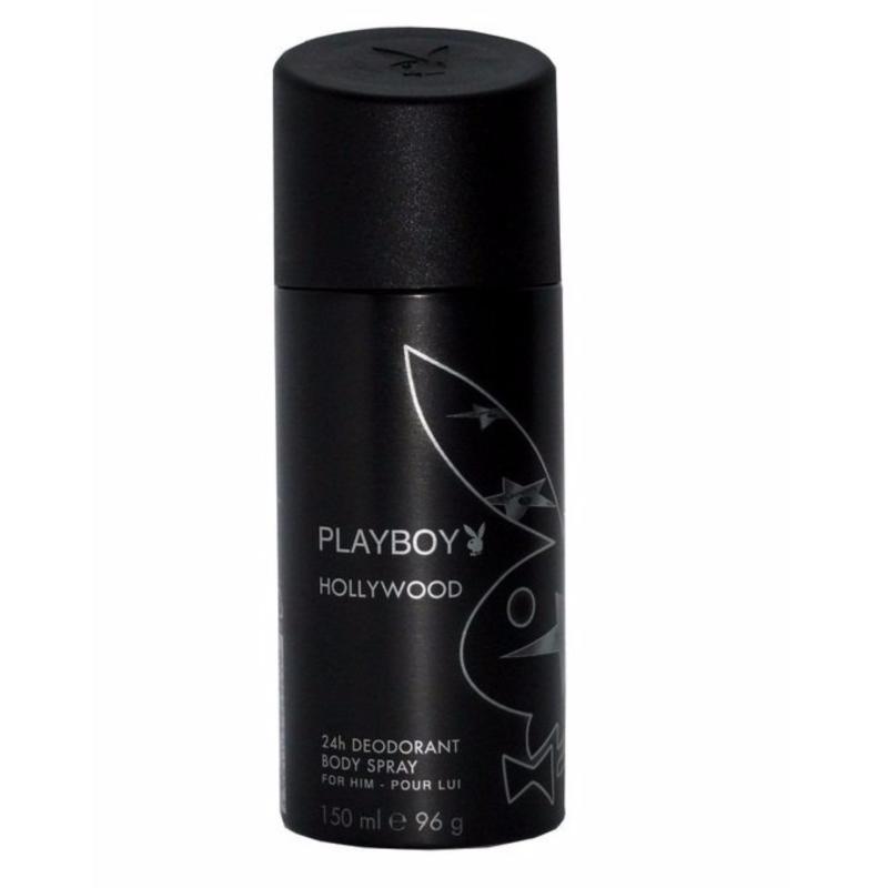 Xịt khử mùi toàn thân dành cho nam Playboy 24h Deadorant Body Spray New - Hollywood 150ml