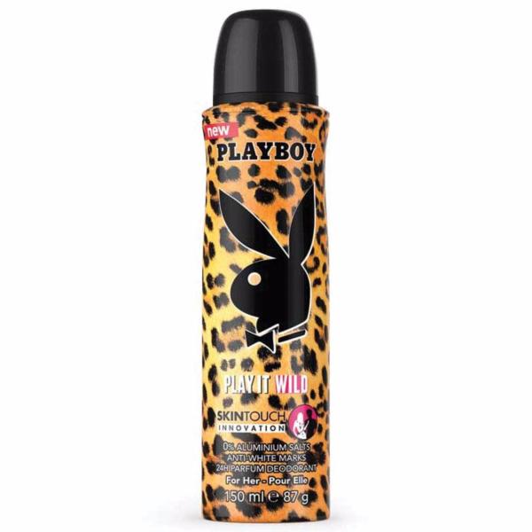 Xịt thơm toàn thân cho nữ Playboy 24h Parfum Deodorant for Her - Play It Wild 150ml