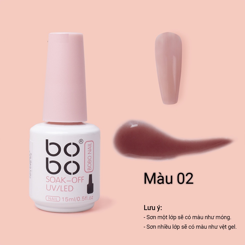 Sơn Gel Thạch BoBo Bảng 30 Màu - sinailmi