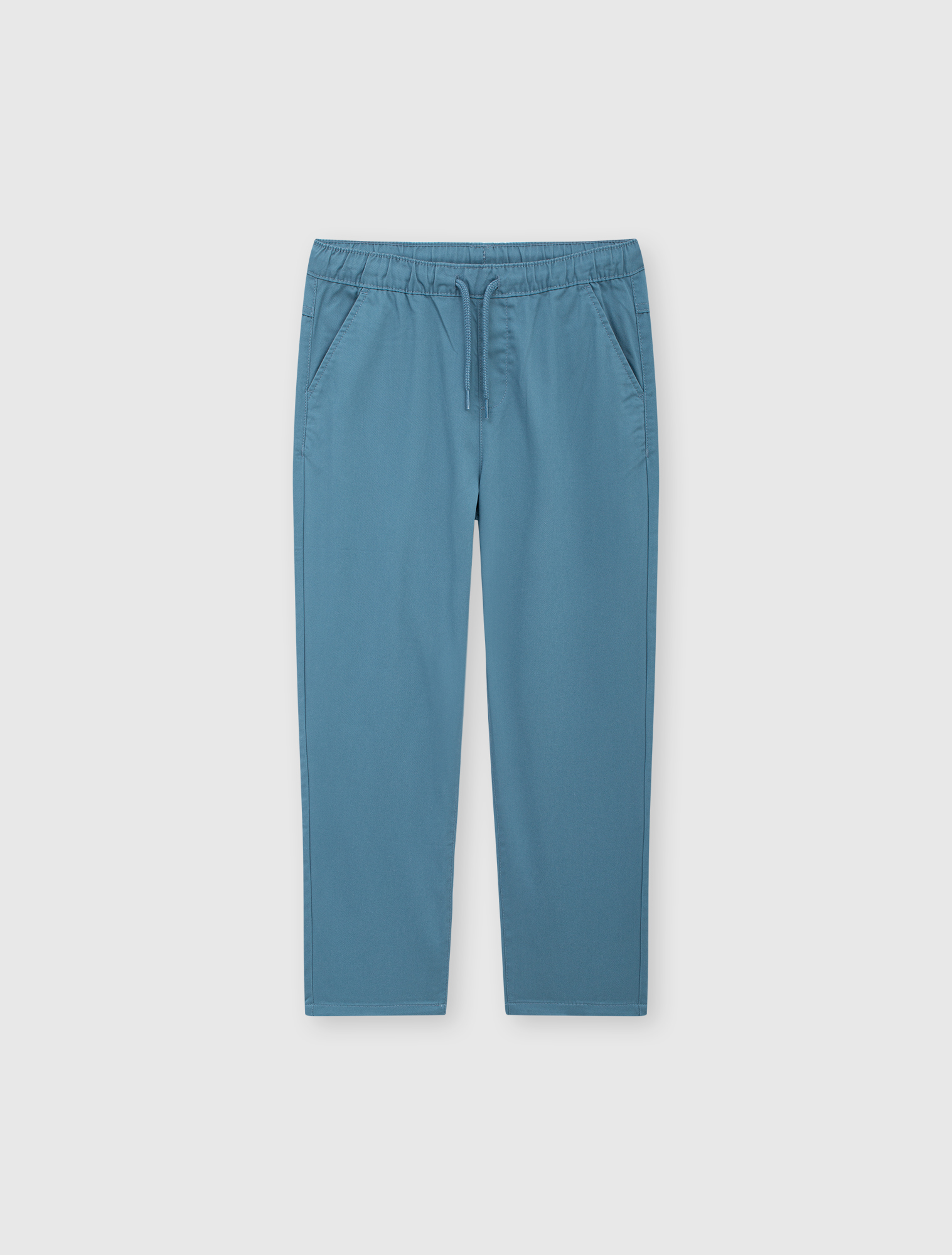 Quần khaki bé trai canifa cạp co giãn có dây rút 2bk23w003
