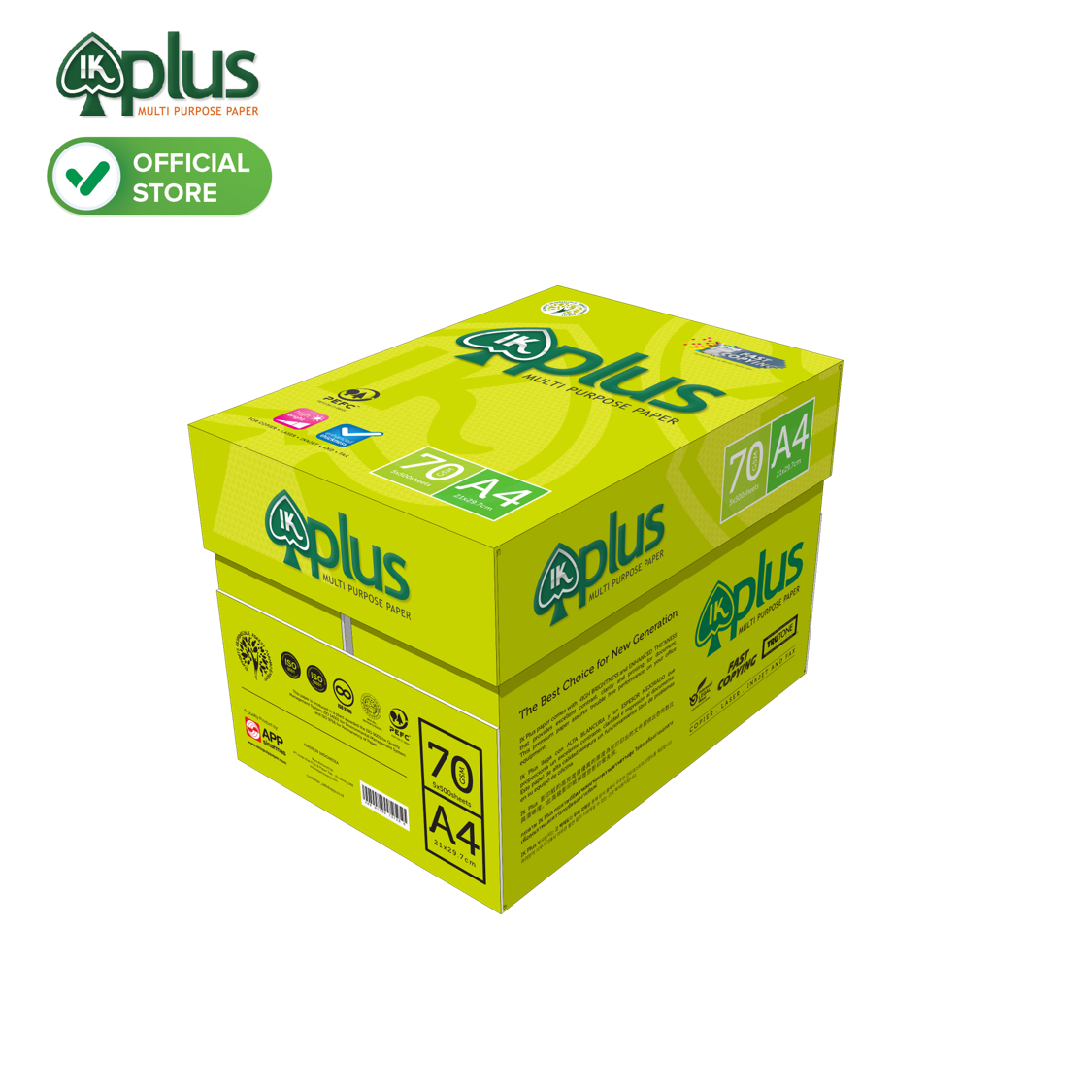 Combo 2 Thùng Giấy A4 IK Plus 70gsm
