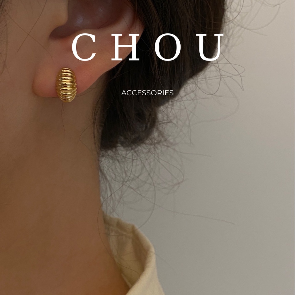 Bông Tai S925 Croissant Mini  | CHOU ACCESSORIES |