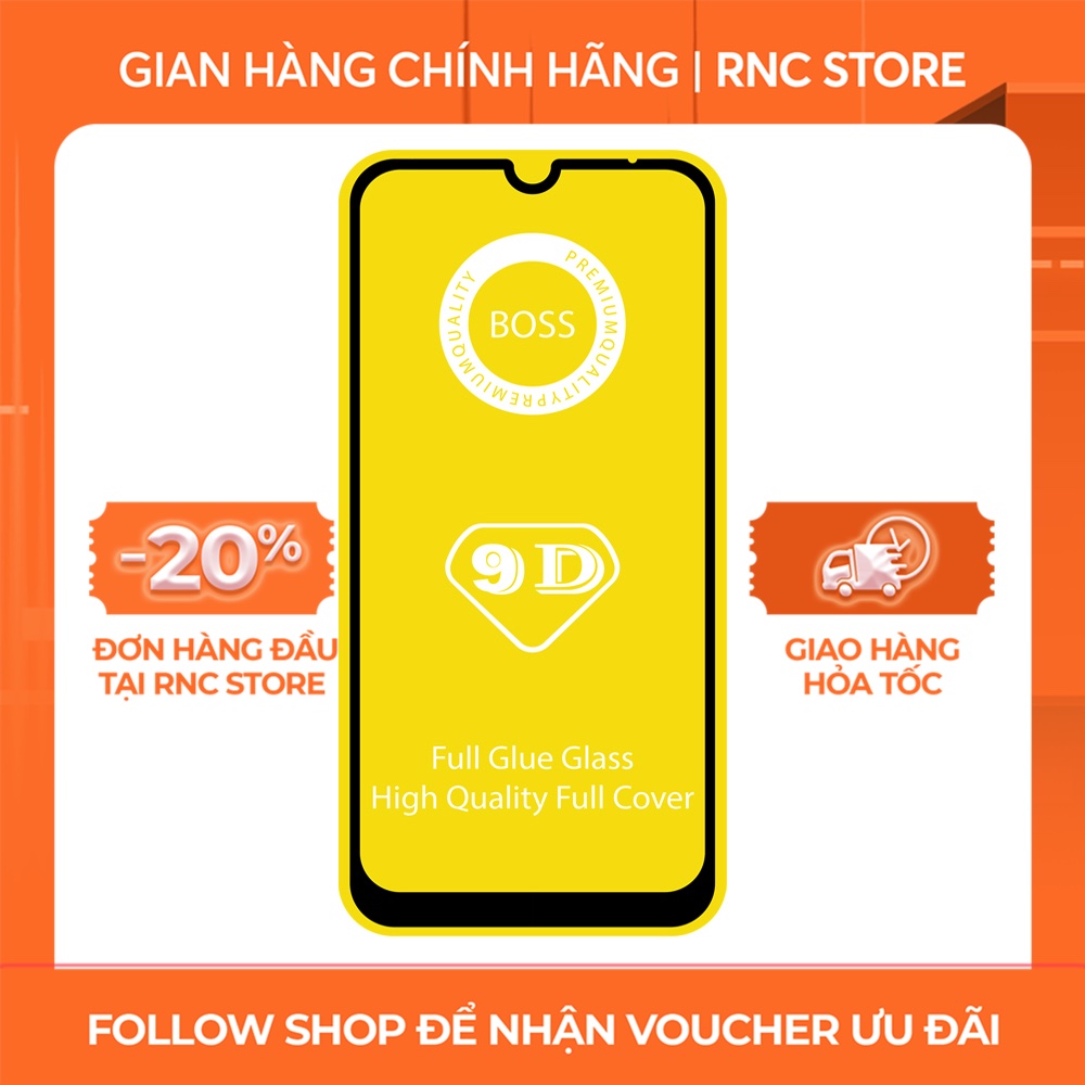 Cường lực Vsmart Joy 1/Joy 1 Plus/Joy 2 Plus/Active 1....Full màn hình viền đen