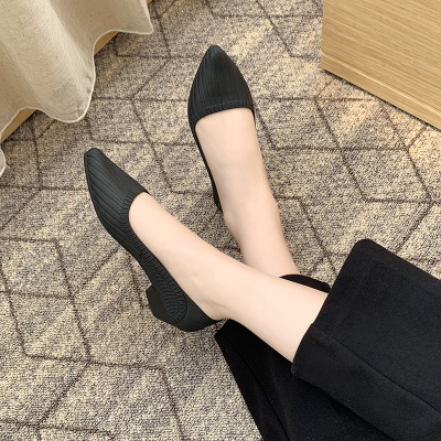 Giày búp bê Sọc giày công sở nhựa dẻo đi mưa chống nước , chống trơn trượt size 36 đến 40 (form nhỏ đặt tăng 1 size) - BUMSTORE