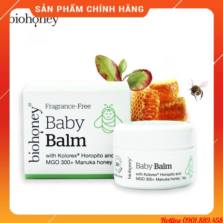 HCMBiohoney Baby Balm - Hết chàm sữa, hăm tã, viêm da cơ địa ở trẻ sơ sinh