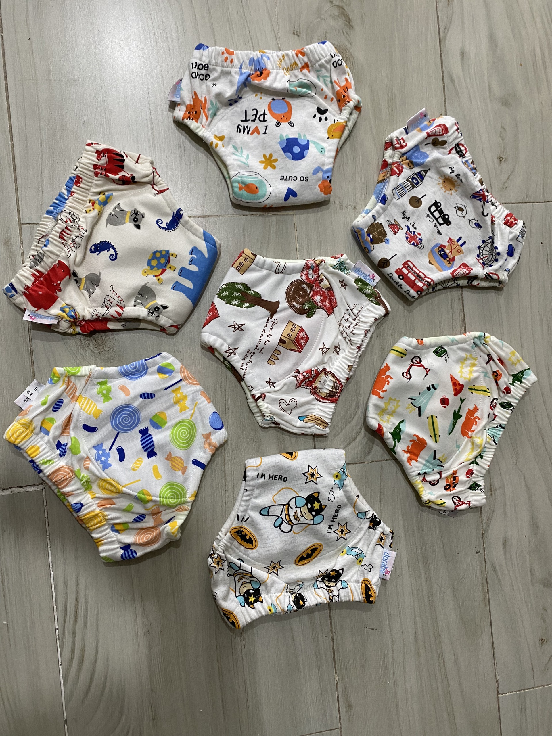 COMBO 5 QUẦN BỎ BỈM DORABE SIZE 1
