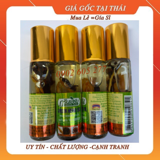 Dầu lăn nhân sâm thái lan 8ml
