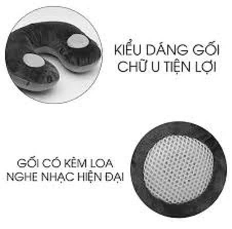 [HCM]Gối Cổ Có Loa Nghe Nhạc Lock&Lock ltz987