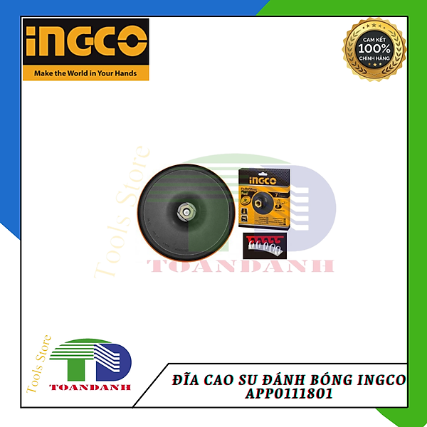 Đĩa cao su đánh bóng INGCO APP0111801