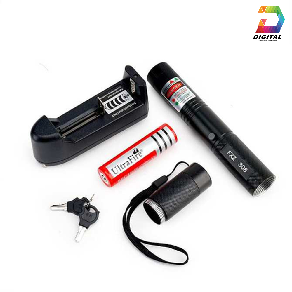 Đèn Pin Chiếu Tia Laser 303 Cao Cấp Chiếu Xa 1KM