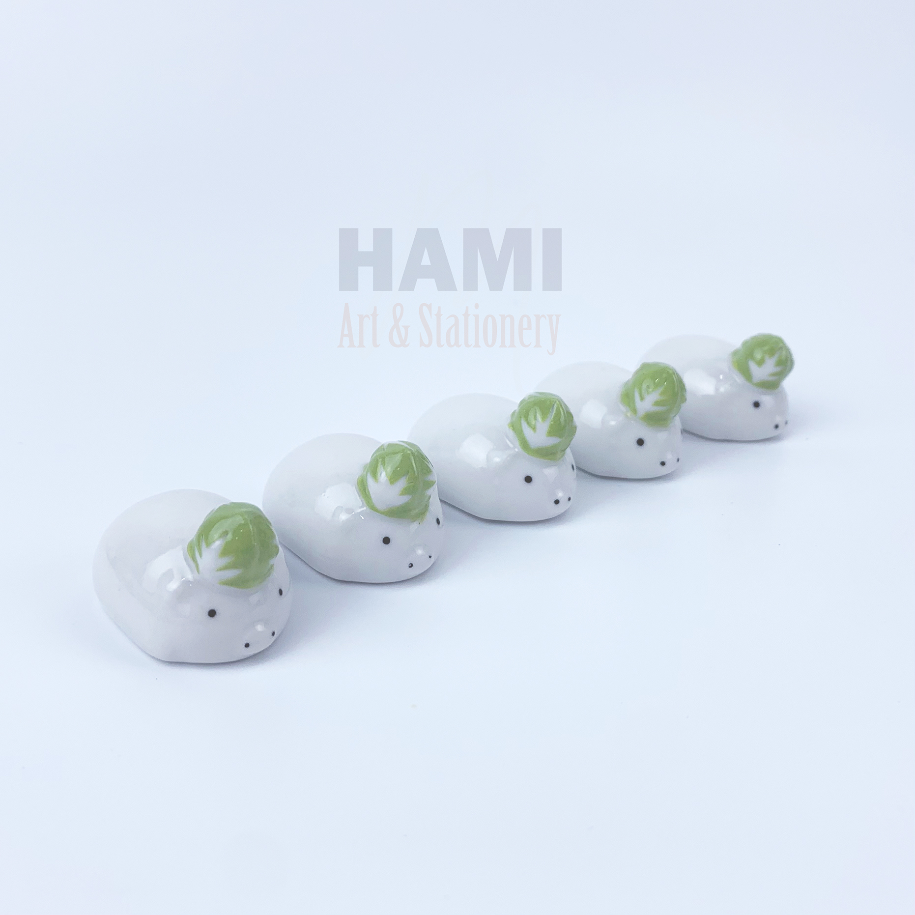 Gác cọ sứ / Gác đũa sứ nhiều hình [No 1]