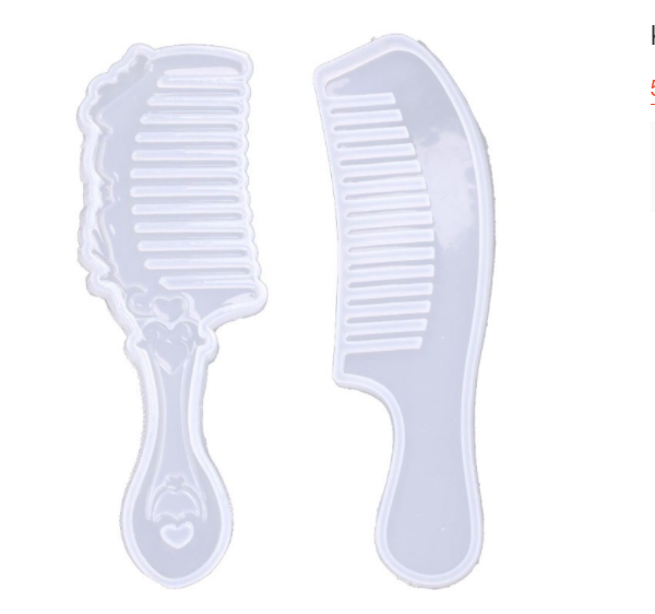 [HCM]Khuôn Silicone đổ resin hình lược chải tóc
