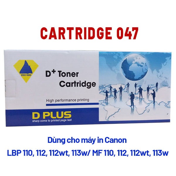 Hộp mực Canon Cartridge 047 (Mực máy in Canon LBP/MF 110, 112, 112wt, 113w)