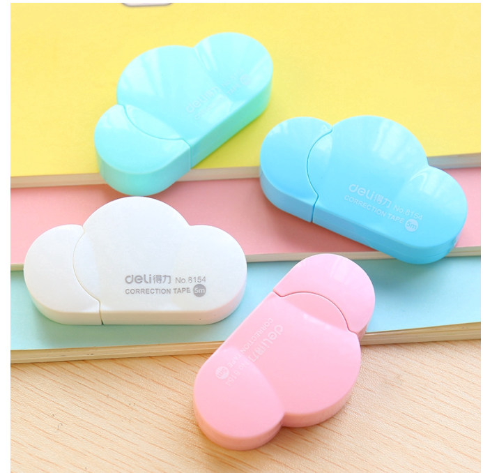 Bút Xóa Kéo Mini Hình Đám Mây Dễ Thương