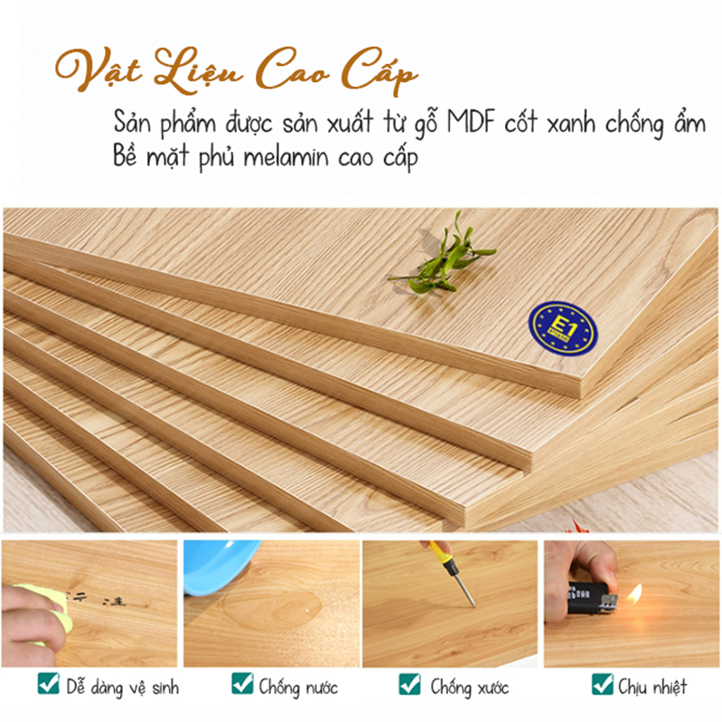 [ HÀNG LOẠI 1 ] Kệ sách gỗ đa ngăn để bàn tiện ích MDF