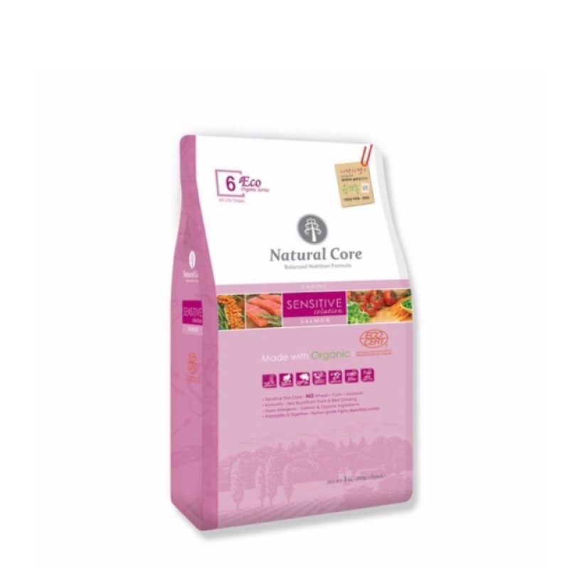 Combo 3 túi 1.2kg natural core cho chó nhạy cảm cá hồi, chất lượng đảm bảo an toàn đến sức khỏe người sử dụng, cam kết hàng đúng mô tả