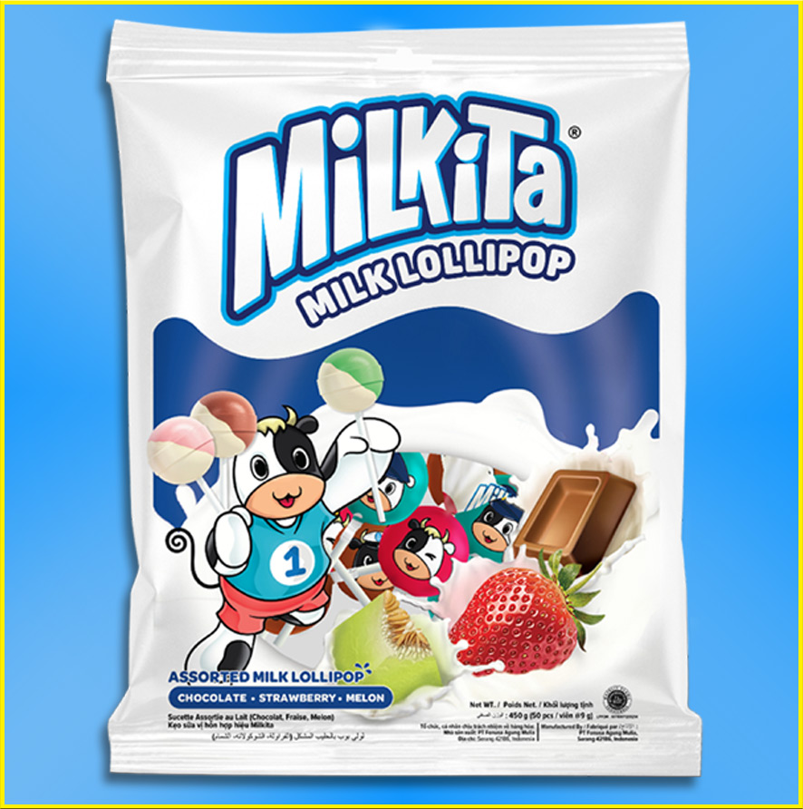 Kẹo sữa 50 que milkita vị hỗn hợp