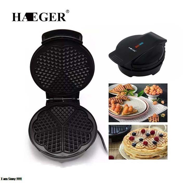 [Chính Hãng] Máy làm bánh bông lan, bánh Waffle HAEGER
