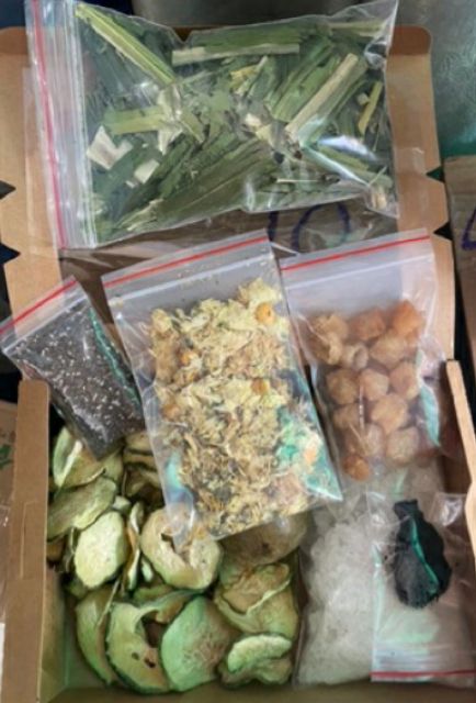 [HCM]Set Trà Sâm Bí Đao La Hán Quả(1 quả la hán)