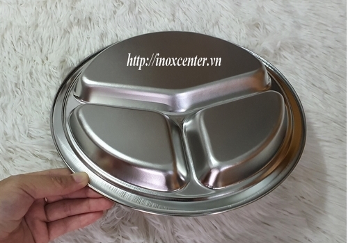 KHAY CƠM INOX 3 NGĂN